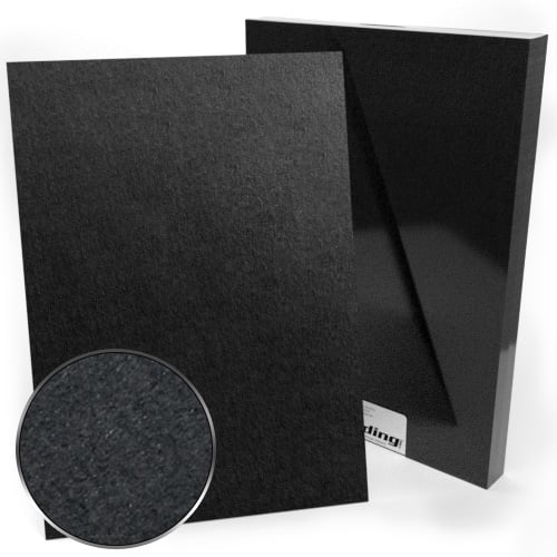 A3 Size 100pt Black Chipboard Covers - 25pk