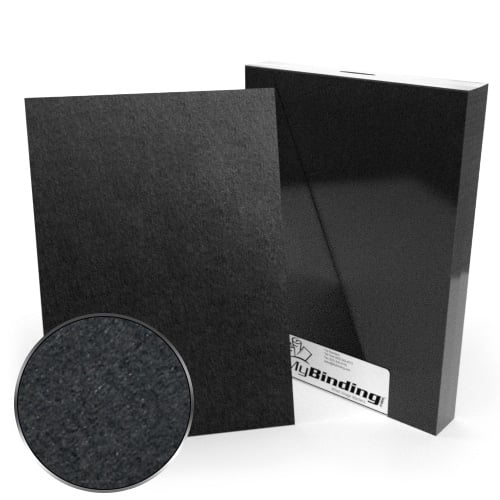 A4 Size 100pt Black Chipboard Covers - 25pk