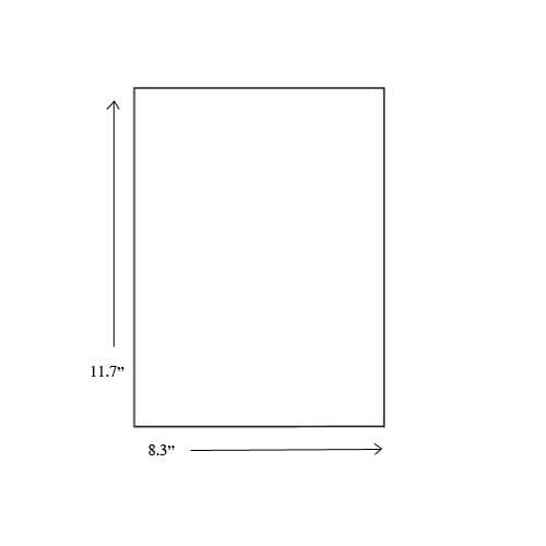 20lb  A4 8.3 x 11.7 White Copy 2500 Sheets