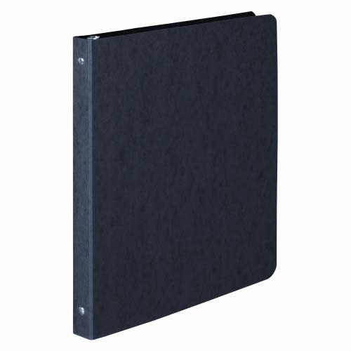 Acco 1/2" Black PRESSTEX Round Ring Binder - 38601-C