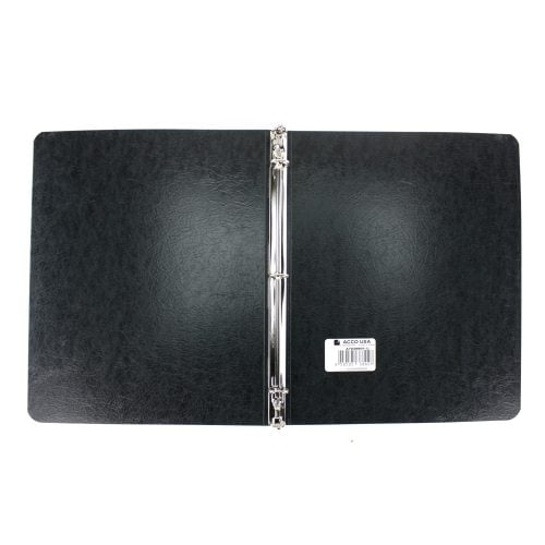 Acco 1/2" Black PRESSTEX Round Ring Binder - 38601-C