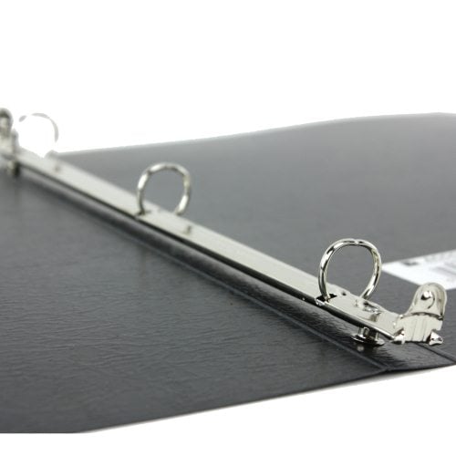 Acco 1/2" Black PRESSTEX Round Ring Binder - 38601-C