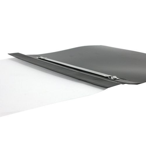 Acco 1/2" Clear/Black Clear Front Vinyl Report Cover 10pk - ACC-26101