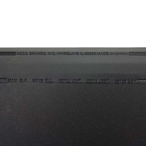 Acco 1/2" Clear/Black Clear Front Vinyl Report Cover 10pk - ACC-26101