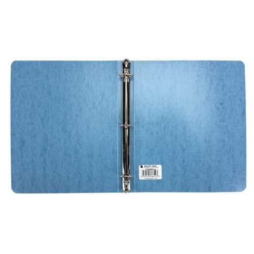Acco 1" Light Blue PRESSTEX Round Ring Binder - 38612