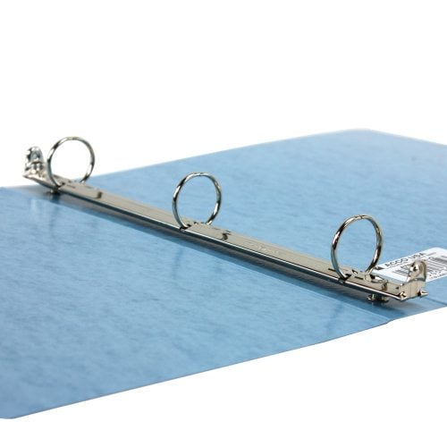 Acco 1" Light Blue PRESSTEX Round Ring Binder - 38612