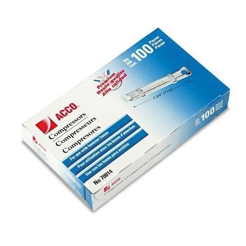 Acco 1" Prong Fastener Compressors 100pk - ACC-70014