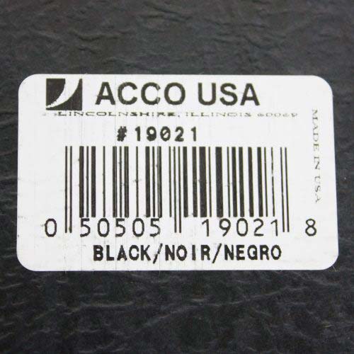 Acco 2" Black Legal Size PRESSTEX Report Cover - 19021