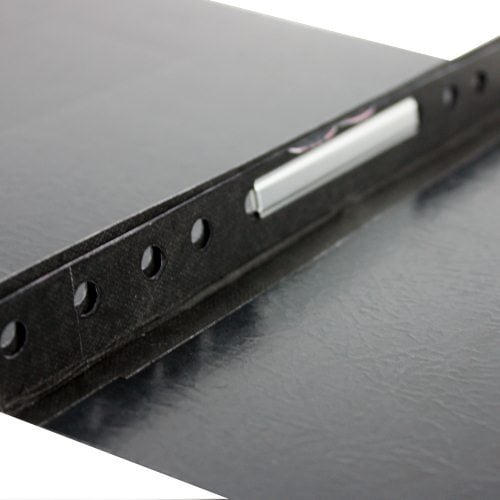 Acco 2" Black Legal Size PRESSTEX Report Cover - 19021