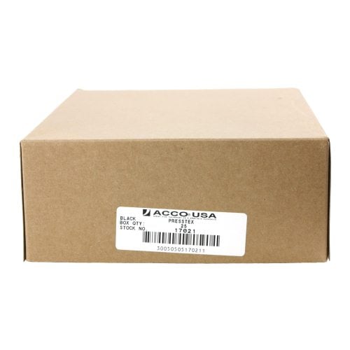 Acco 2" Black Letter Size PRESSTEX Report Cover - ACC-17021 - Clearance Sale