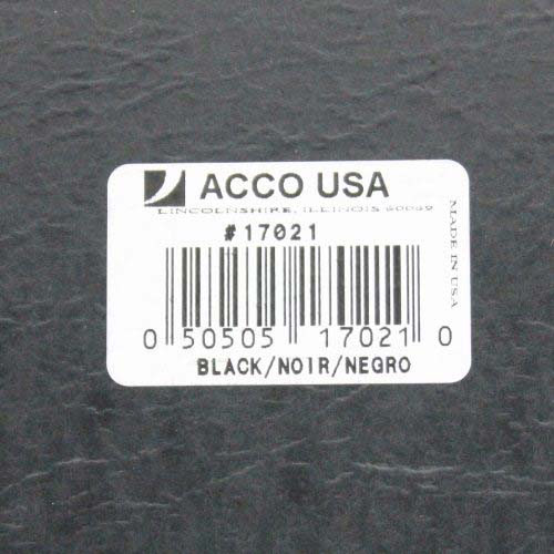 Acco 2" Black Letter Size PRESSTEX Report Cover - ACC-17021 - Clearance Sale
