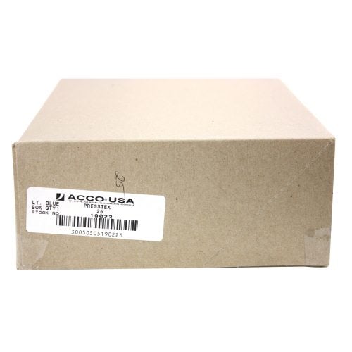 Acco 2" Light Blue Legal Size PRESSTEX Report Cover - ACC-19022