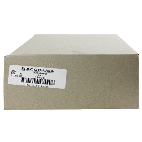 Acco 2" Red Legal Size Pressboard Report Cover - ACC-19928