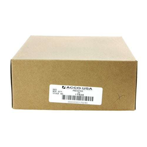 Acco 2" Red Letter Size PRESSTEX Report Cover - ACC-17028