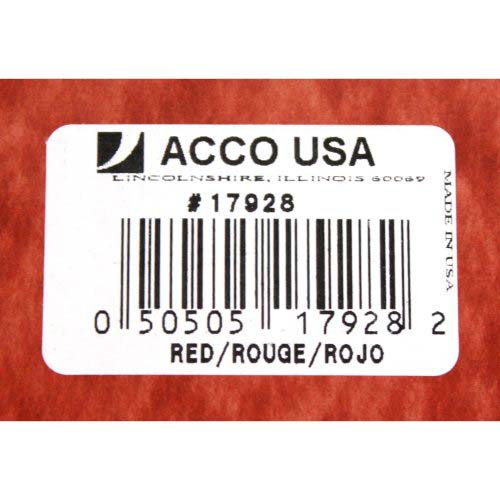 Acco 2" Red Pressboard Report Cover