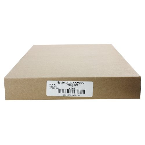 Acco 3" Black 11" x 17" Pressboard Report Cover - ACC-47071