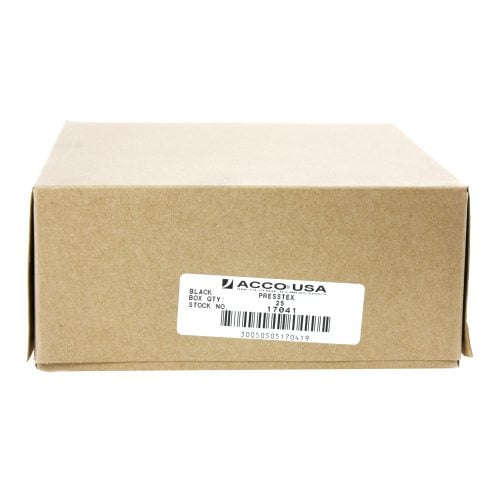 Acco 3" Black Letter Size PRESSTEX Report Cover - ACC-17041 - Clearance Sale