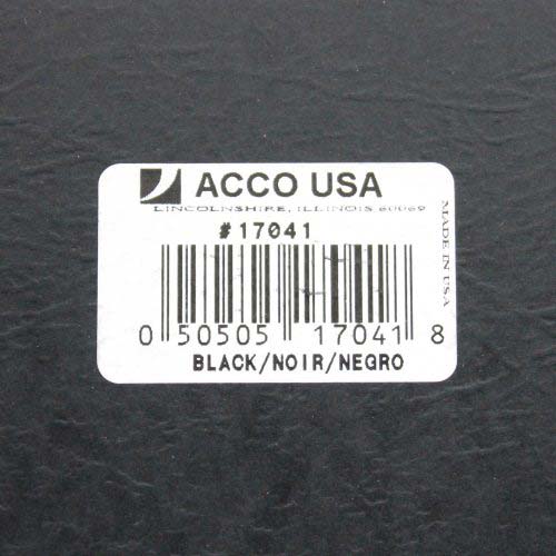 Acco 3" Black Letter Size PRESSTEX Report Cover - ACC-17041 - Clearance Sale