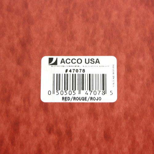 Acco 3" Red 11" x 17" Pressboard Report Cover - ACC-47078 - Clearance Sale