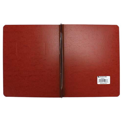 Acco 3" Red Letter Size PRESSTEX Report Cover - ACC-25078