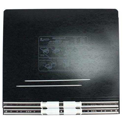 Acco Black 14 7/8" x 11" PRESSTEX Hanging Data Binder - ACC-54071