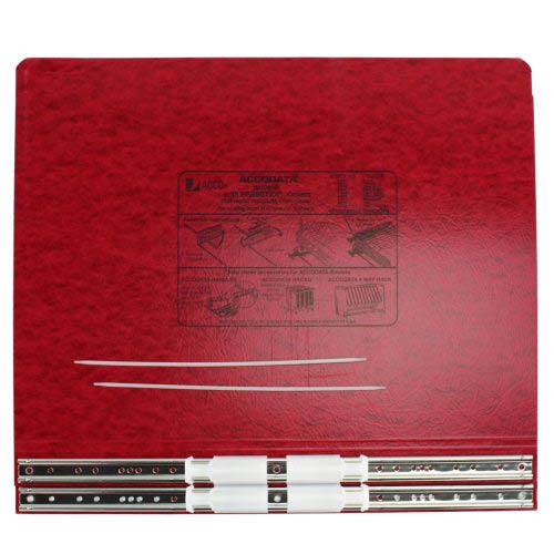 Acco Executive Red 14 7/8" x 11" PRESSTEX Hanging Data Binder - ACC-54079 - Clearance Sale