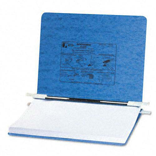 Acco Light Blue 11 3/4" x 8.5" PRESSTEX Hanging Data Binder - ACC-54032
