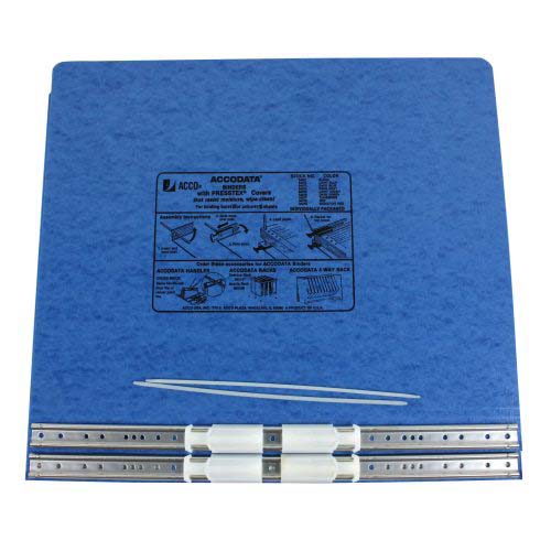 Acco Light Blue 14 7/8" x 11" PRESSTEX Hanging Data Binder - ACC-54072