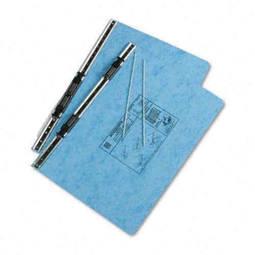 Acco Light Blue 14 7/8" x 8.5" PRESSTEX Hanging Data Binder - ACC-54042