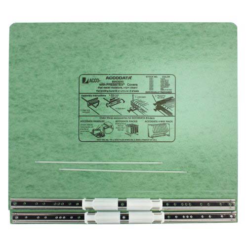Acco Light Green Presstex Hanging Data Binders