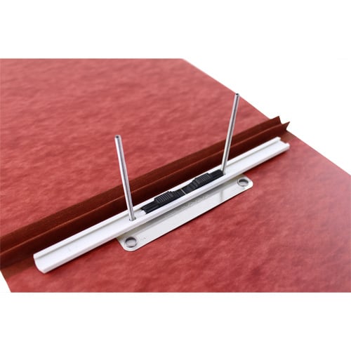 Acco 2" Red Letter Size Pressboard Report Cover with Spring Style Fastener - ACC-18928