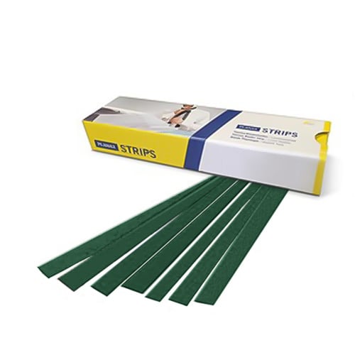Planax Copy Binder Green 2" x 11" Tape Binding Strips (Size F) - 100/Box