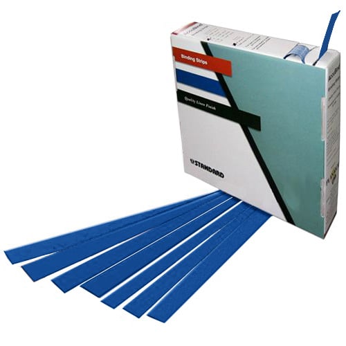 Planax Copy Binder Blue 2" x 11" Tape Binding Strips (Size F) - 179/Roll