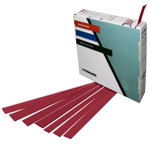 Planax Copy Binder Red 2" x 11" Tape Binding Strips (Size F) - 179/Roll