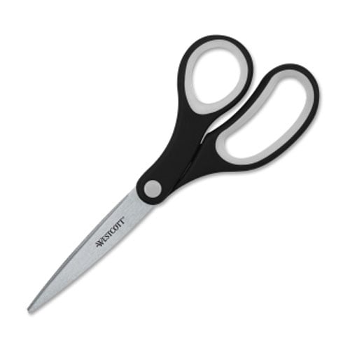 Westcott KleenEarth 8" Straight Soft Handle Scissors - ACM15588