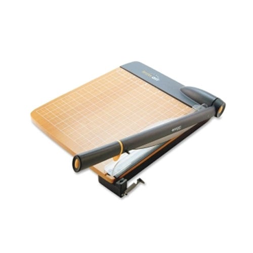 Westcott TrimAir Titanium 15" Guillotine Paper Trimmer with Wood Base - 15107