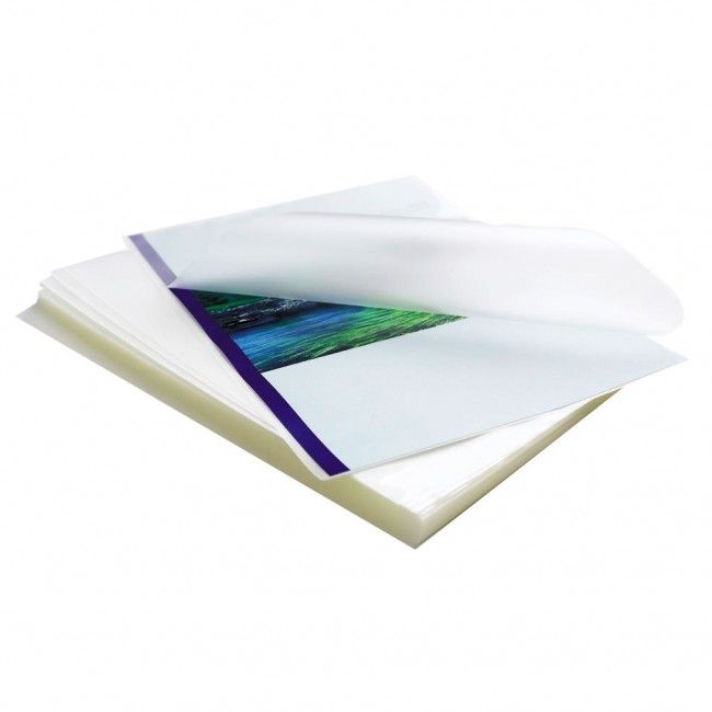 12" x 18" Menu Size Adhesive-Back Laminating Pouches 5 Mil - 50 Pack