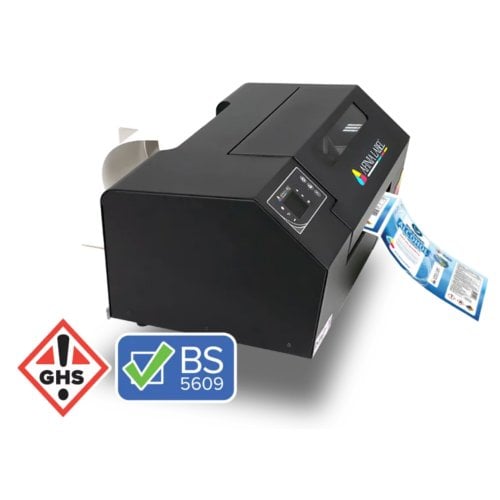 Afinia F502 fanfold color label printer for high-volume label printing