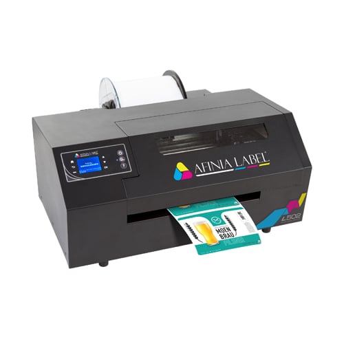 Afinia Label L502 industrial color label printer with Duo Ink technology