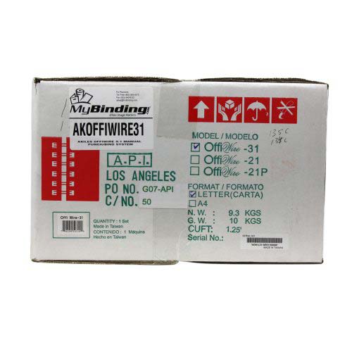 Akiles 3:1 OffiWire Manual Wire Binding Machine
