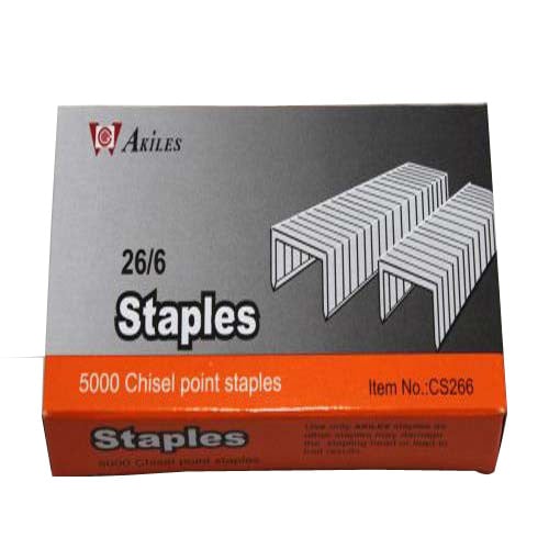 Akiles ABM 26/6 Premium Heavy Duty Staples (5000pk) - ABM-SC266