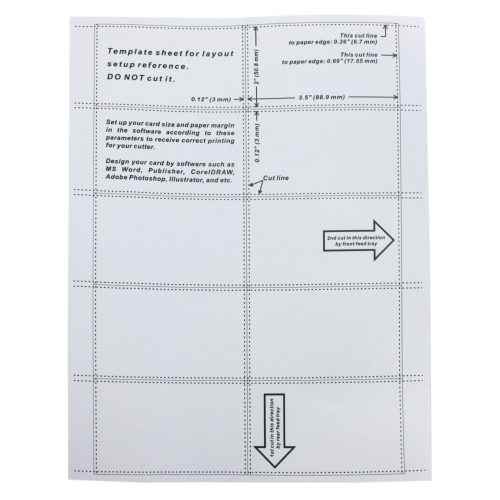 Akiles CardMac Electric Business Card Slitter Non-Bleed