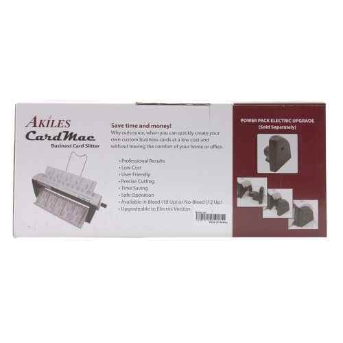 Akiles CardMac Electric Business Card Slitter Non-Bleed