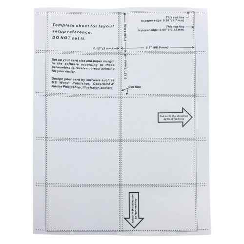 Akiles CardMac Manual Business Card Slitter Non-Bleed