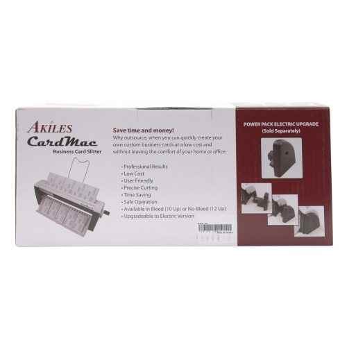 Akiles CardMac Manual Business Card Slitter Non-Bleed