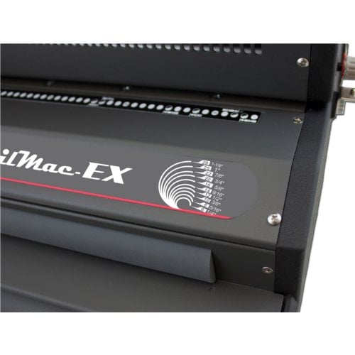 Akiles CoilMac-EX Plus 4:1 Oval Hole Electric Coil Binding Machine w/ Electric Inserter