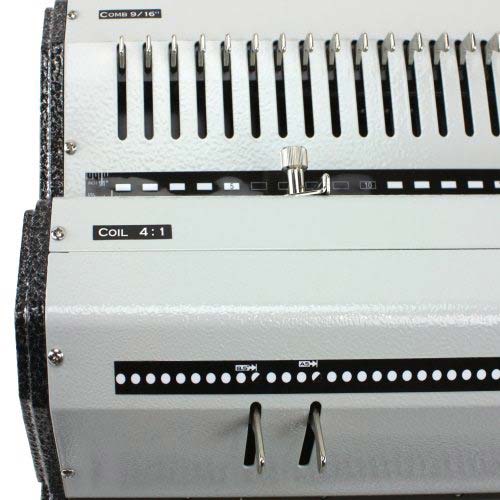 Akiles DuoMac C41 Plastic Comb and 4:1 Coil Binding Machine