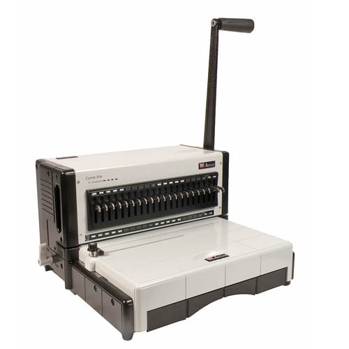 Akiles FlexiPunch-M Manual Modular Interchangeable Die Binding Punch With 3:1 Square Hole Die