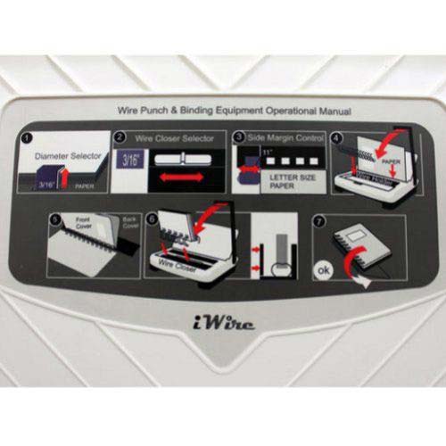 Akiles iWire 31 Manual 3:1 Pitch Wire Binding Machine
