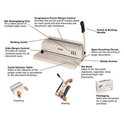 Akiles Offibind Plastic Comb Binding Machine